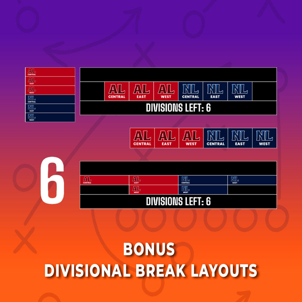 MLB Break Template Bundle For Google Sheets