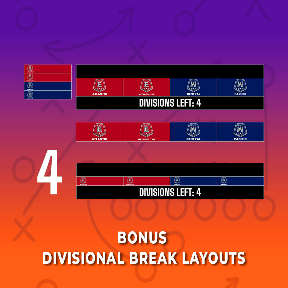 NHL Break Template Bundle For Google Sheets