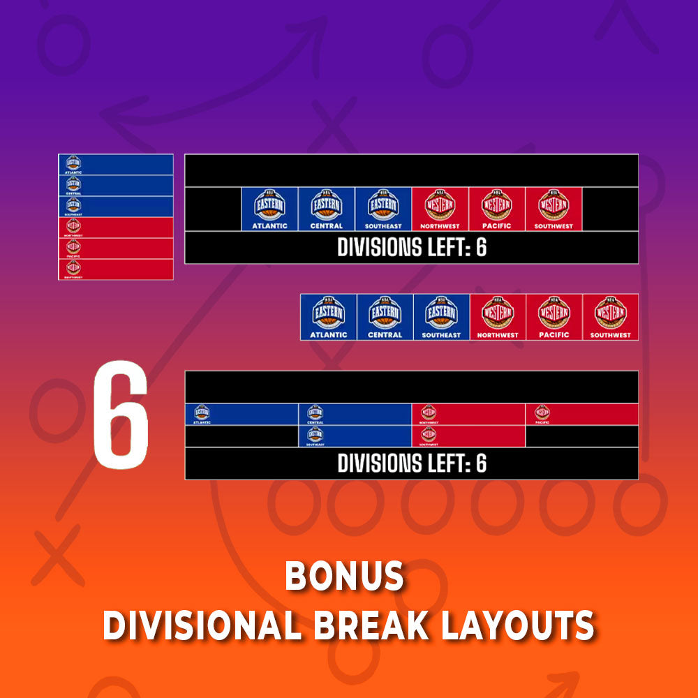 NBA Break Template Bundle For Google Sheets